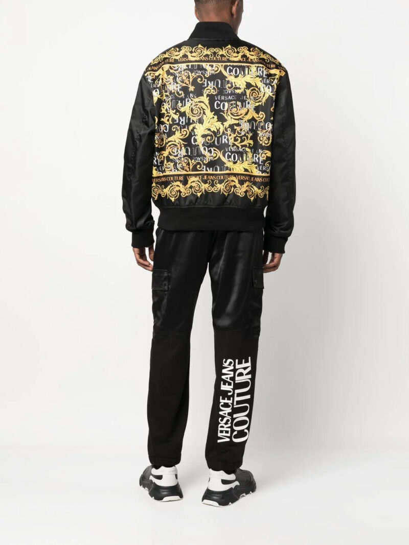 Versace Jeans Couture Baroque-print bomber jacket