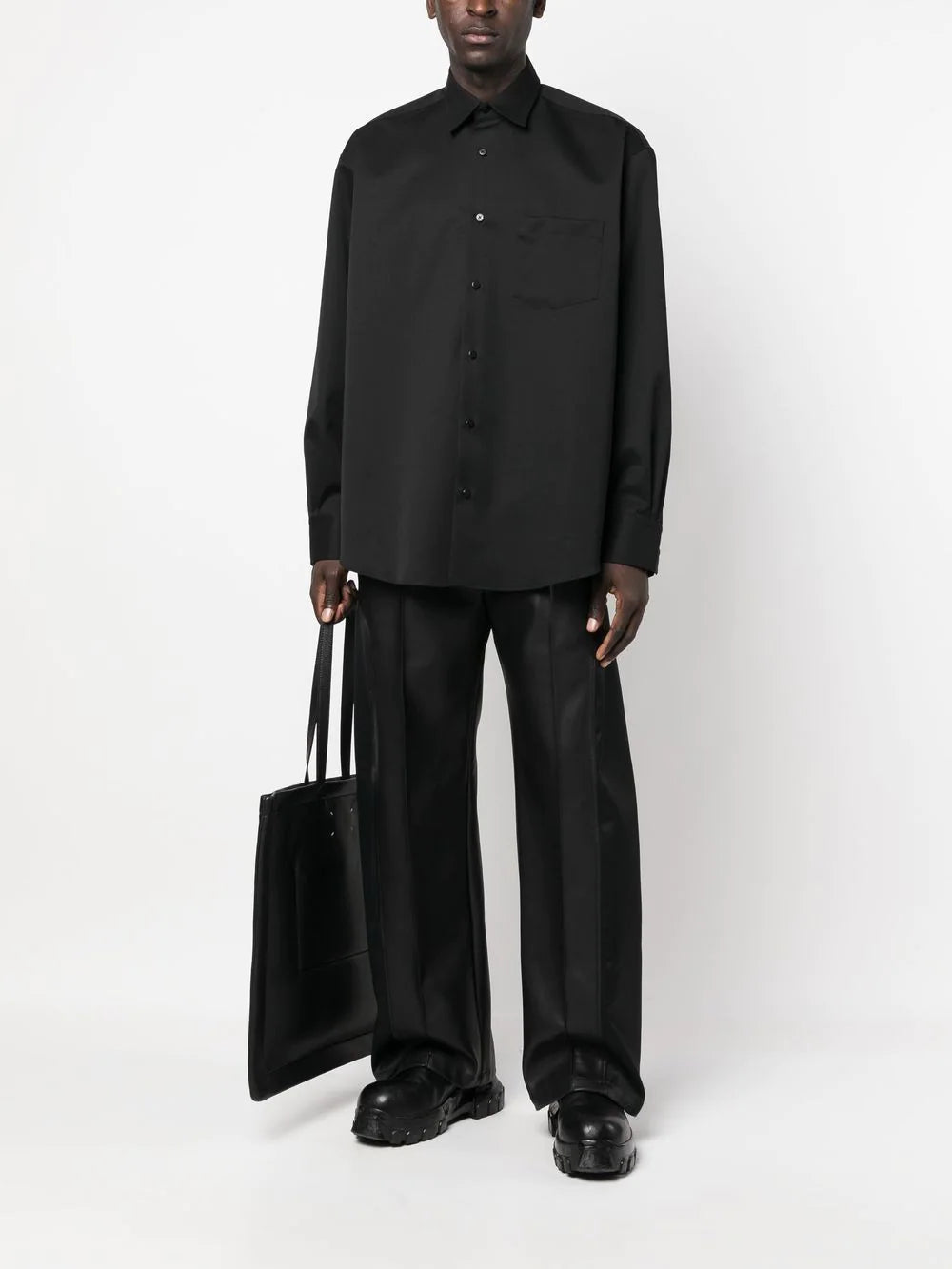 VETEMENTS button-up wool shirt - Image 2