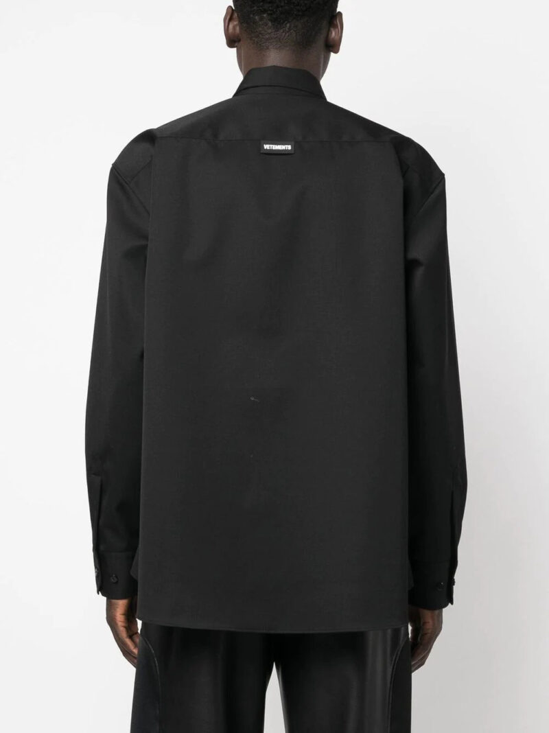 VETEMENTS button-up wool shirt