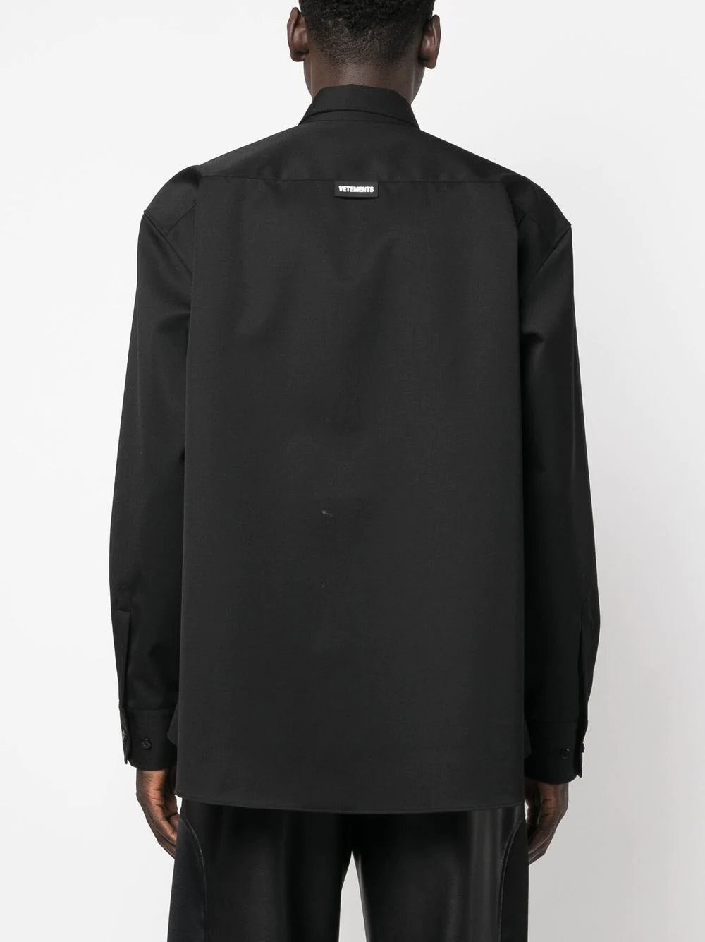 VETEMENTS button-up wool shirt - Image 4