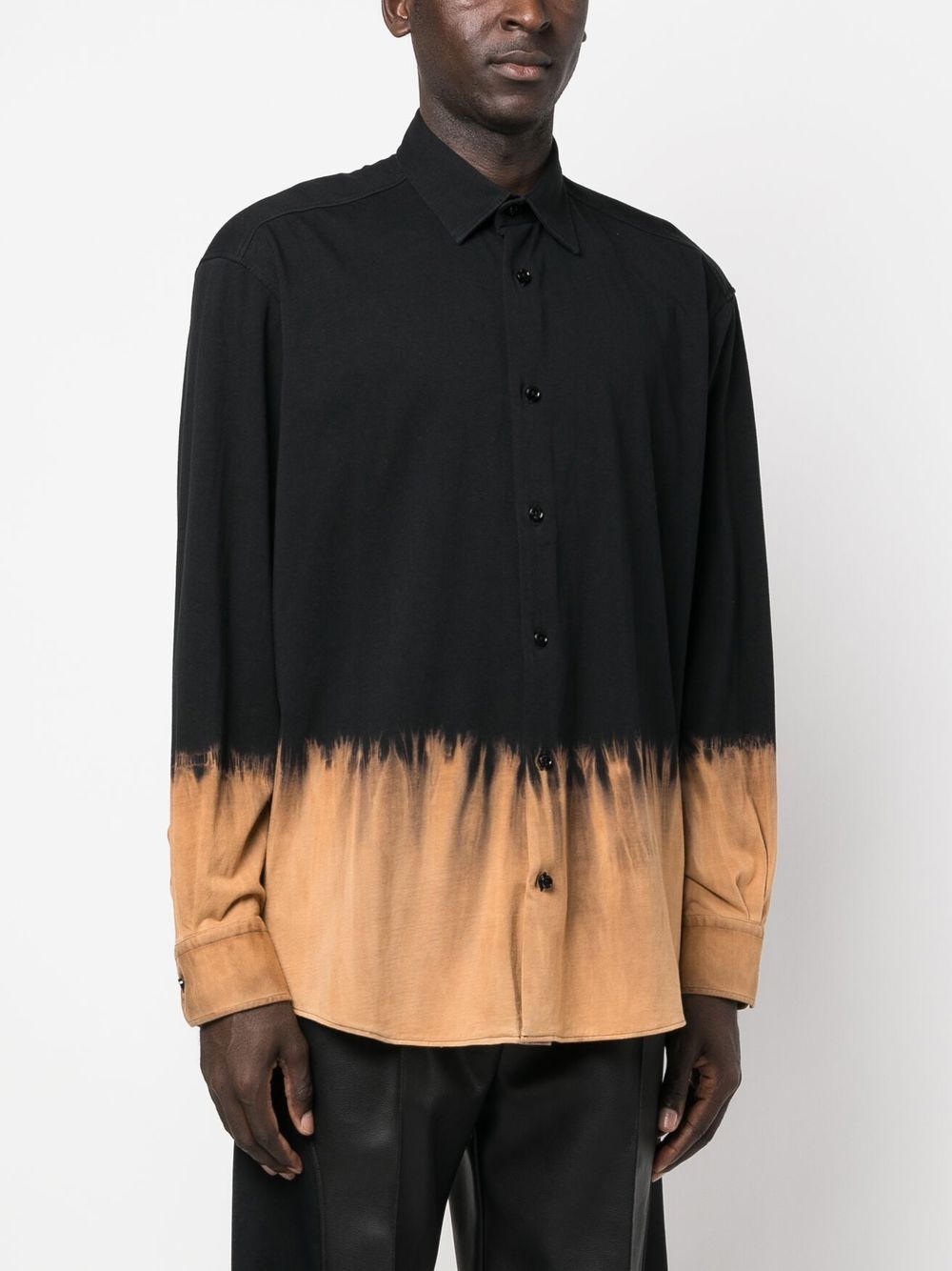 VETEMENTS bleached long-sleeve shirt - Image 3