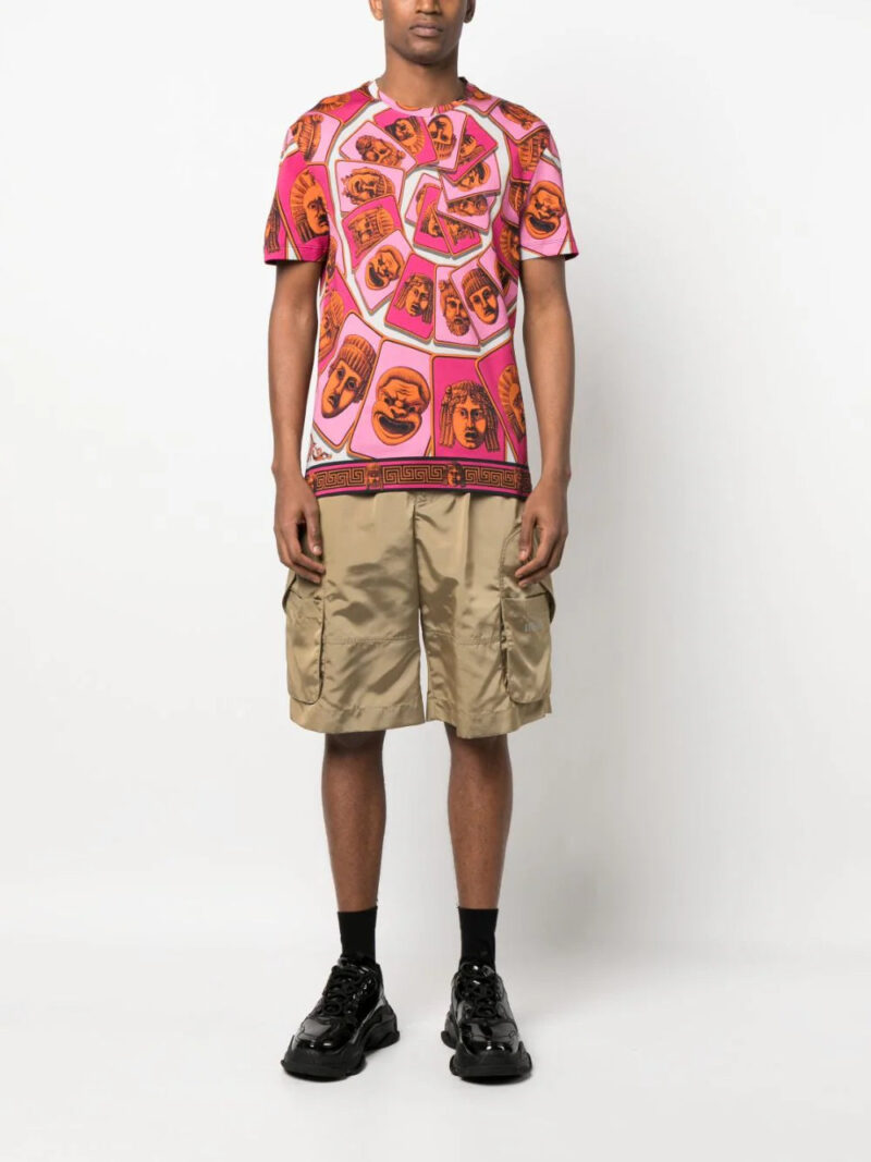 Versace Le Maschere cotton T-shirt