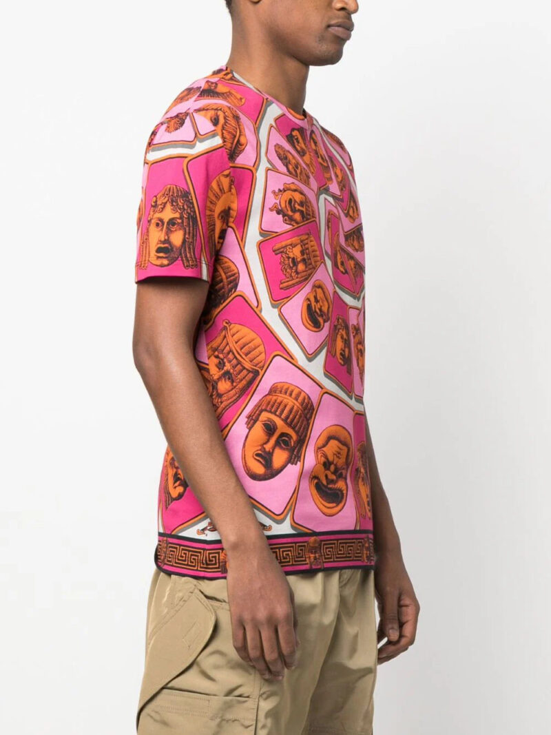 Versace Le Maschere cotton T-shirt
