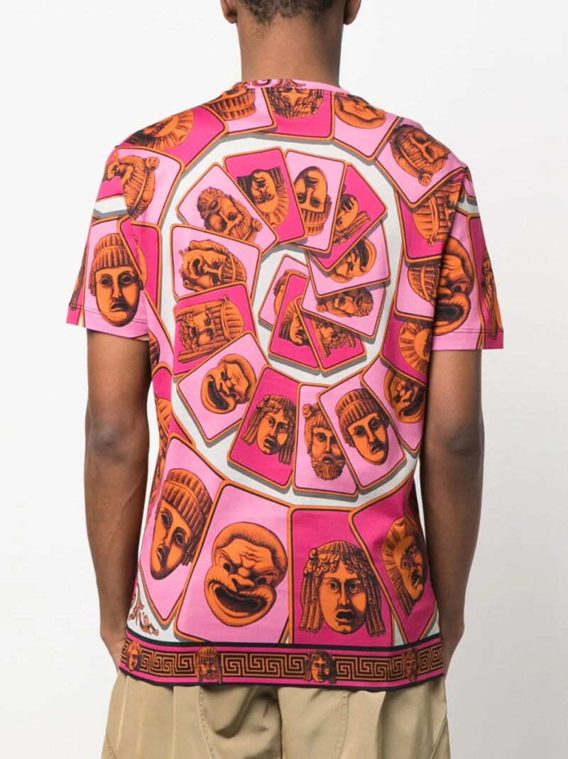 Versace Le Maschere cotton T-shirt