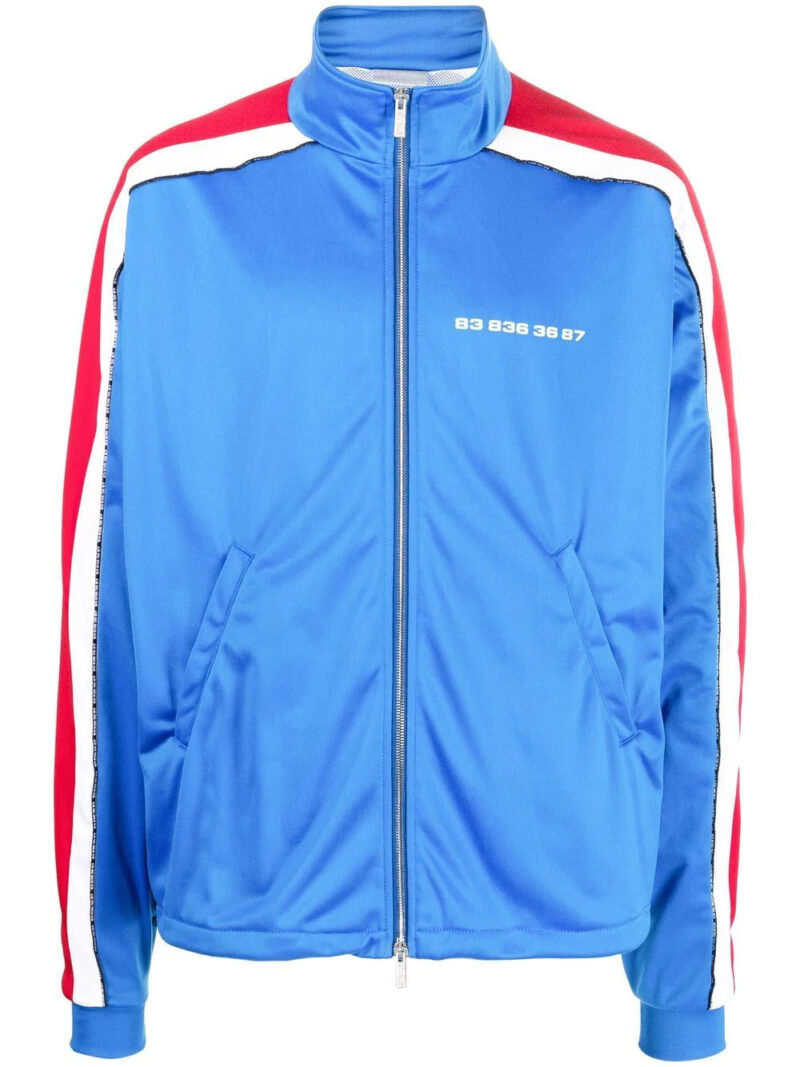 VTMNTS  logo-print zip-up sweatshirt