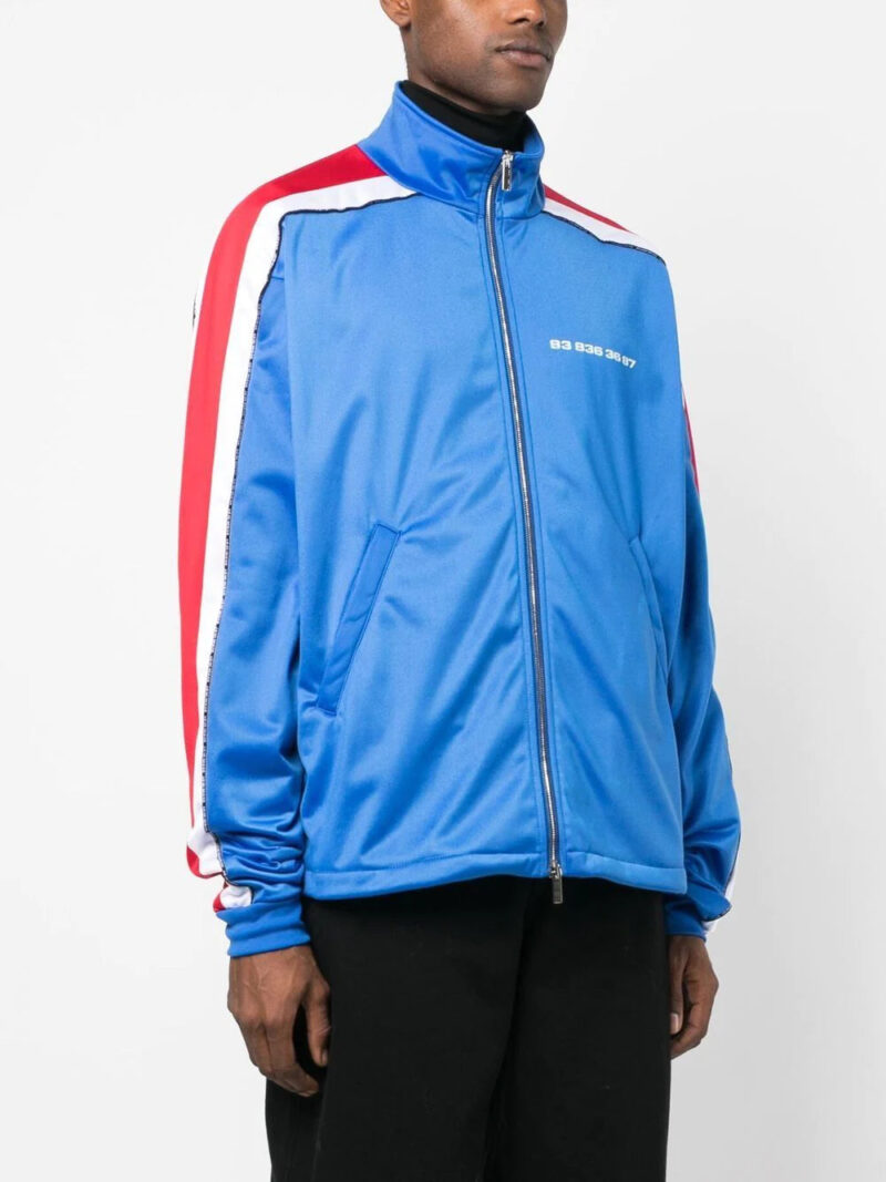 VTMNTS  logo-print zip-up sweatshirt