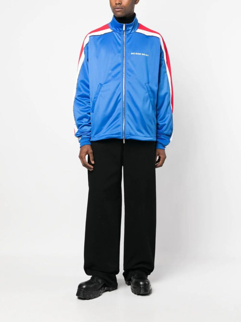 VTMNTS  logo-print zip-up sweatshirt