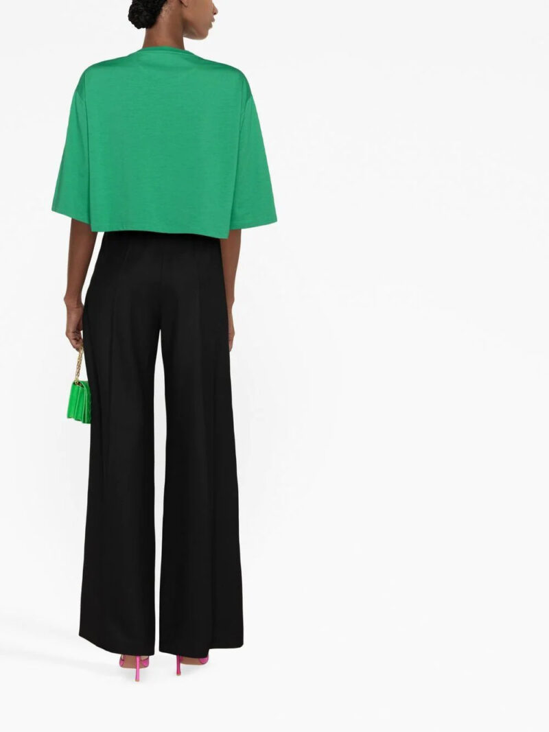 Valentino Garavani sequin-embellished cropped T-shirt