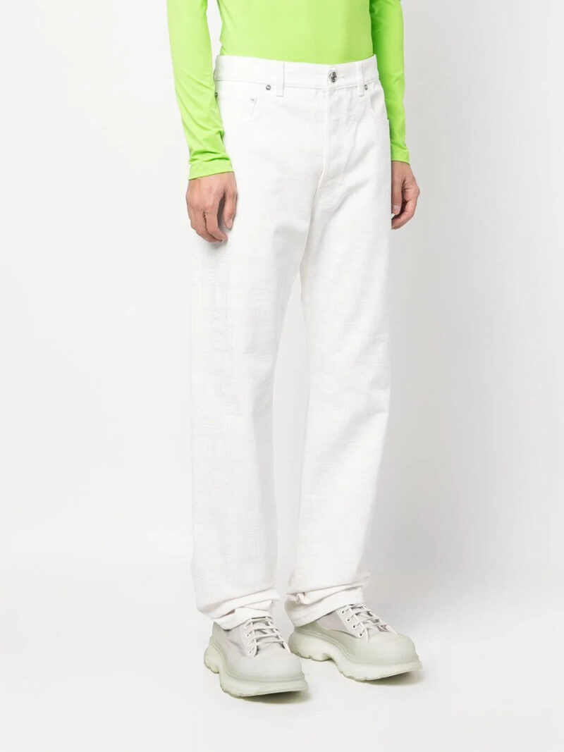 VTMNTS  barcode-print straight-leg jeans