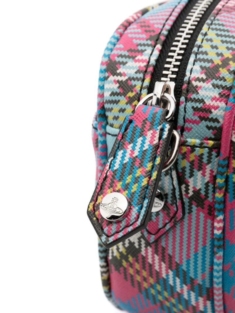Vivienne Westwood  Daisy tartan-print cross body bag
