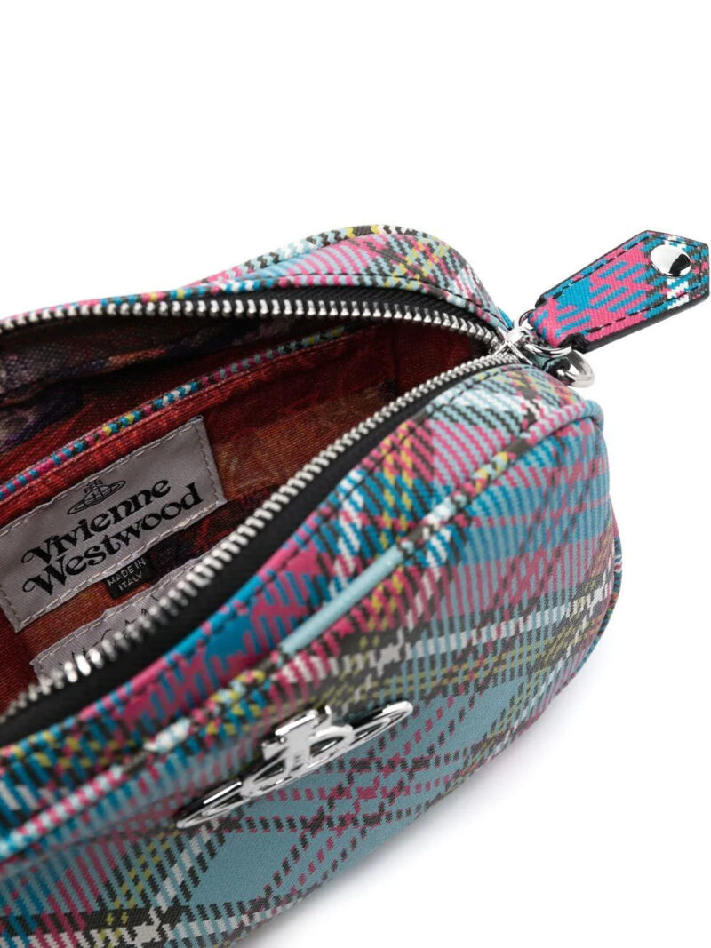Vivienne Westwood  Daisy tartan-print cross body bag