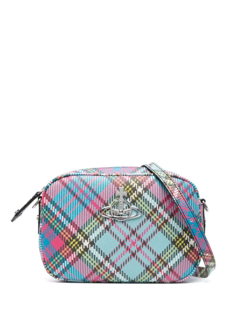 Vivienne Westwood  Daisy tartan-print cross body bag