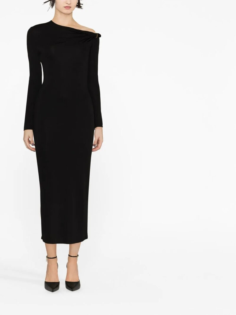 Versace long-sleeve midi dress