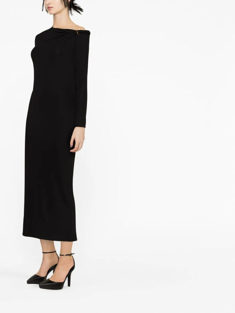Versace long-sleeve midi dress