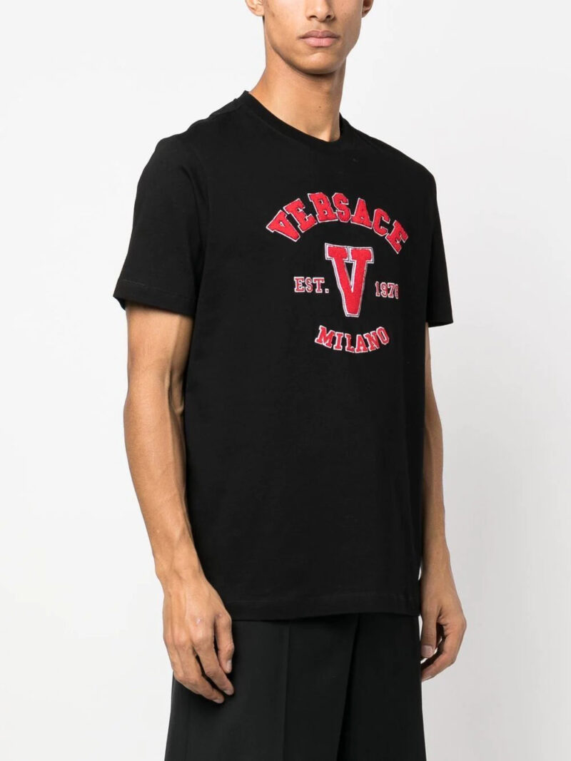 Versace logo appliqué T-shirt