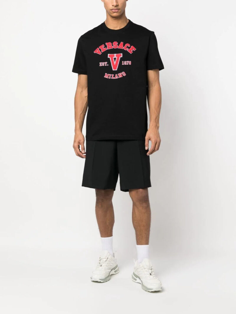 Versace logo appliqué T-shirt