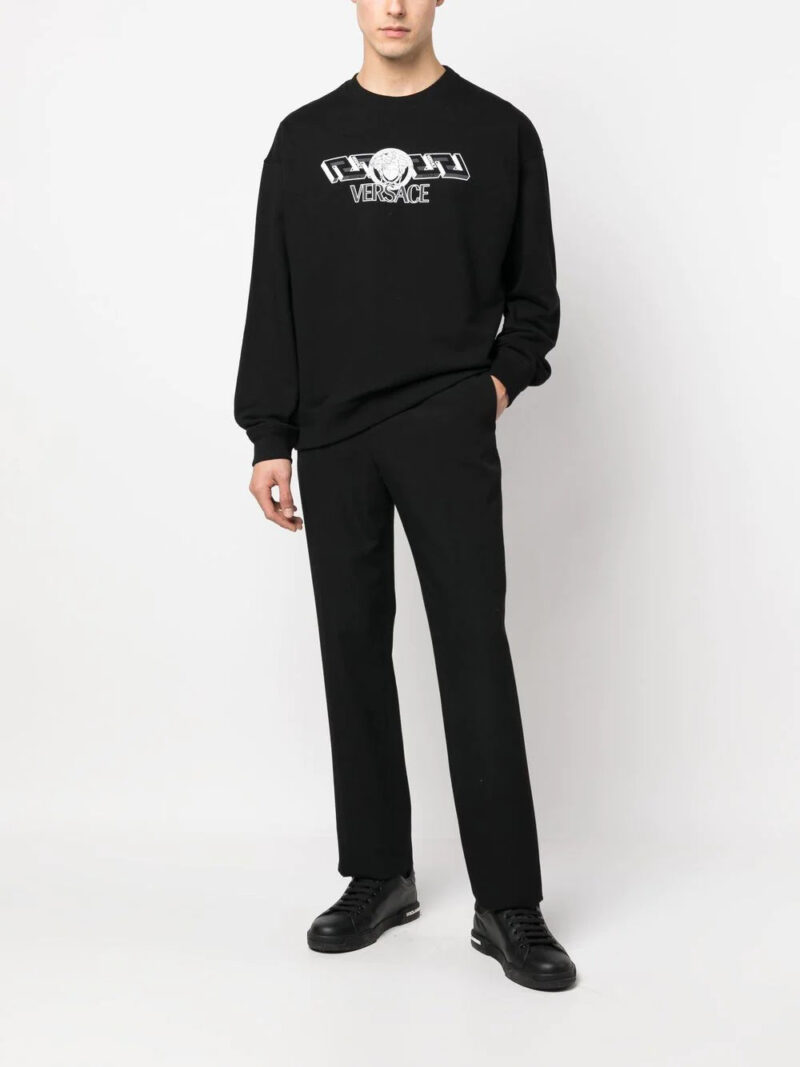 Versace logo-print sweatshirt