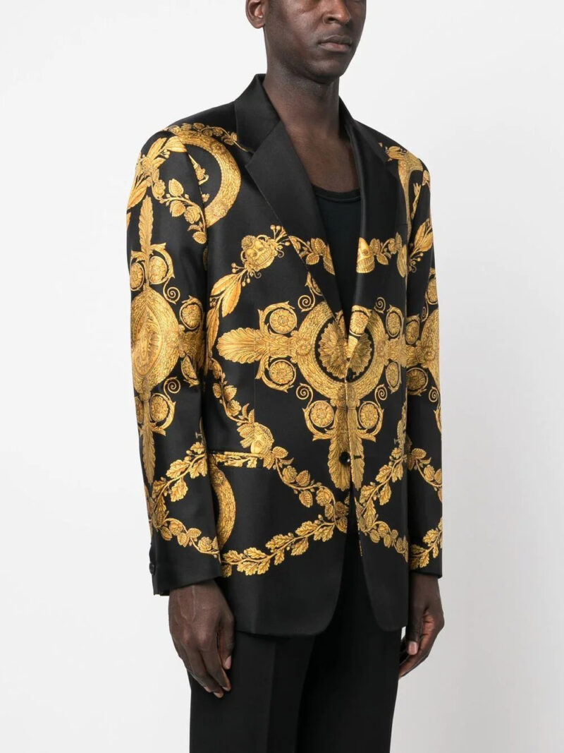 Versace  Maschera Baroque print blazer