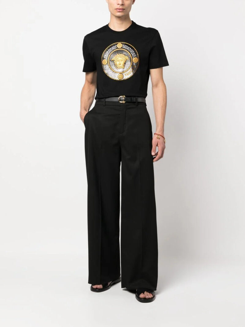 Versace round-neck cotton T-shirt