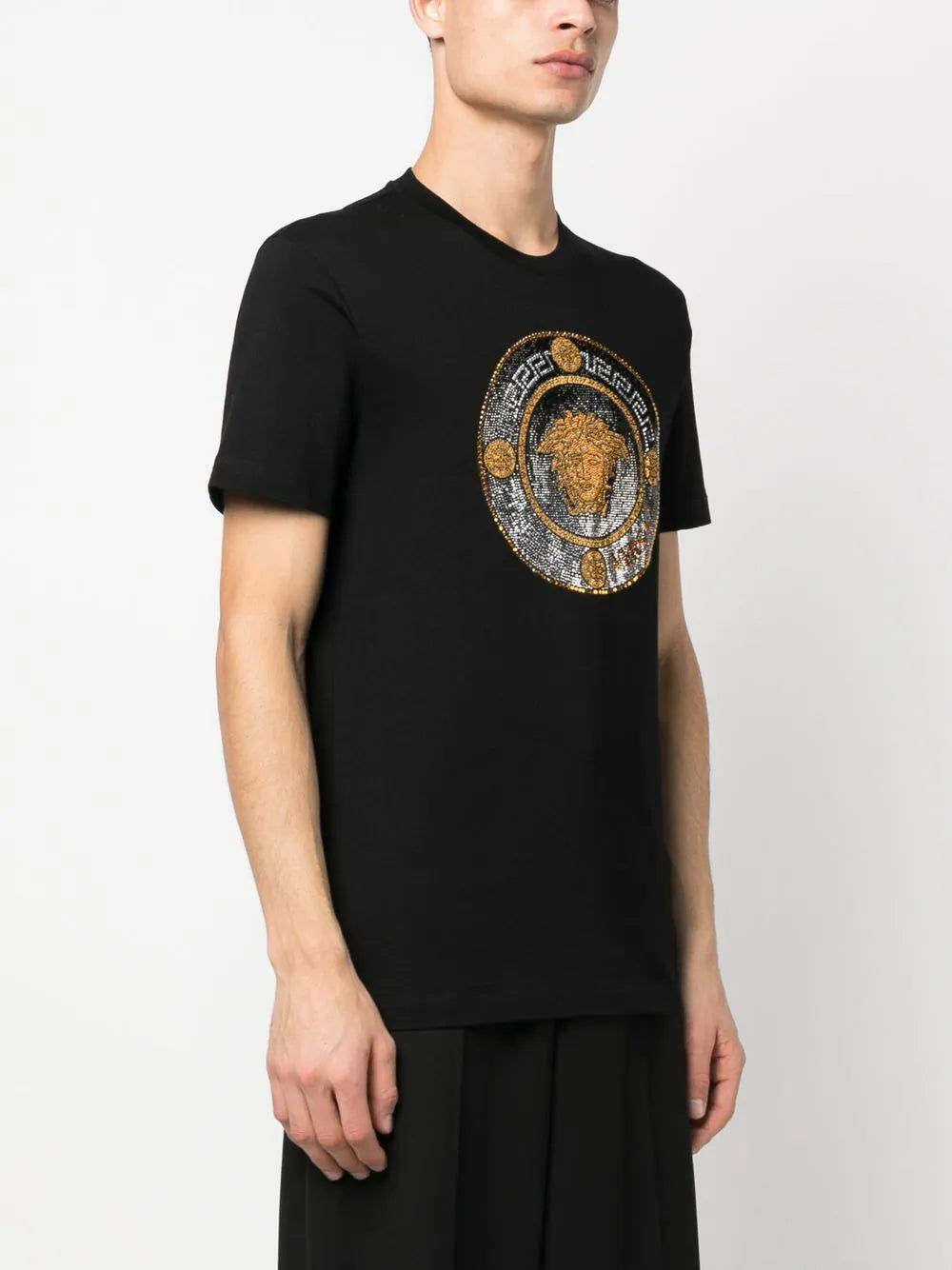 Versace round-neck cotton T-shirt - Image 3