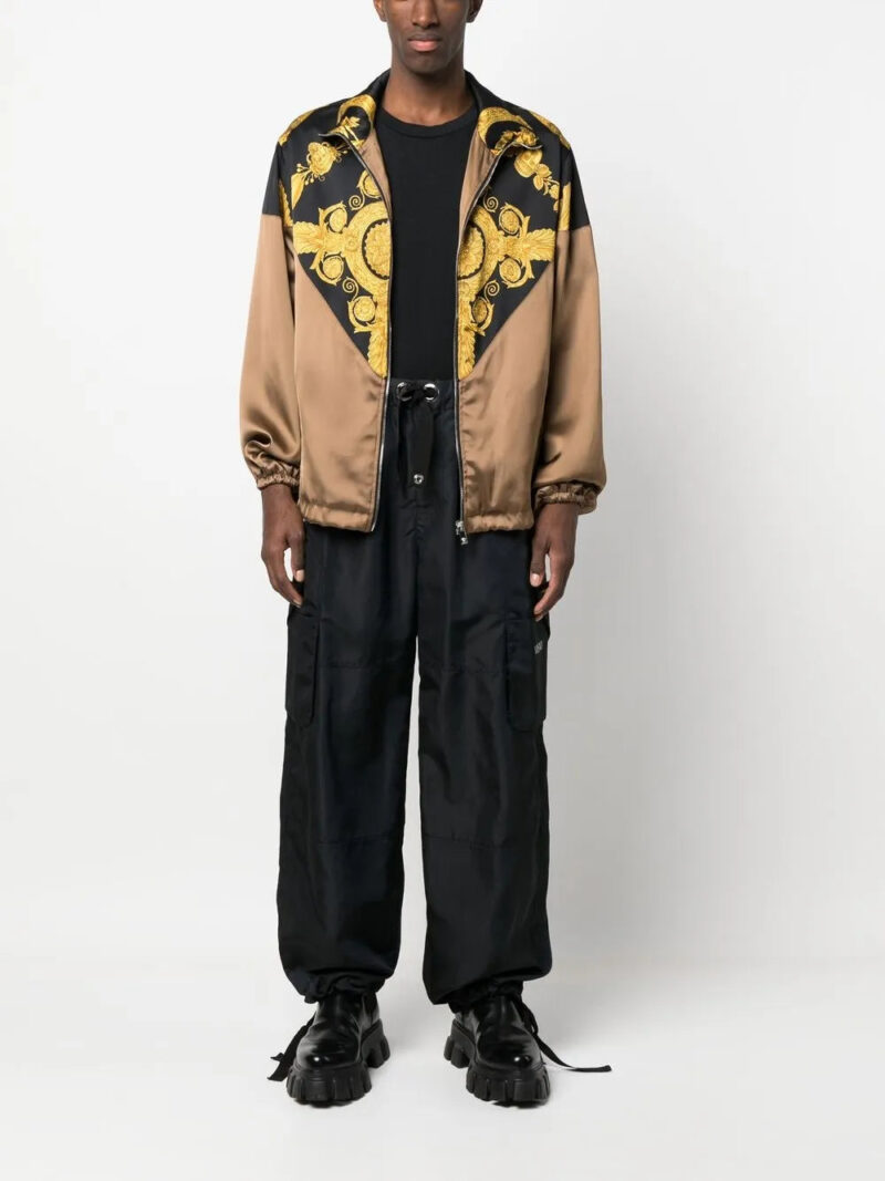 Versace  logo-print cargo trousers