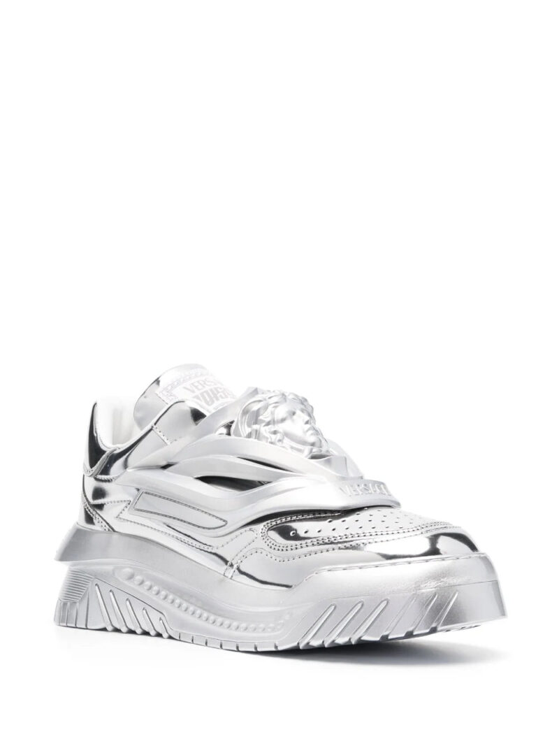 Versace Odissea metallic sneakers