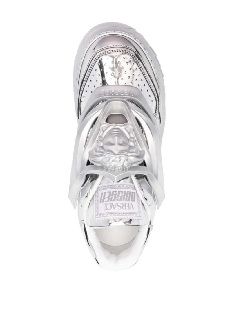 Versace Odissea metallic sneakers