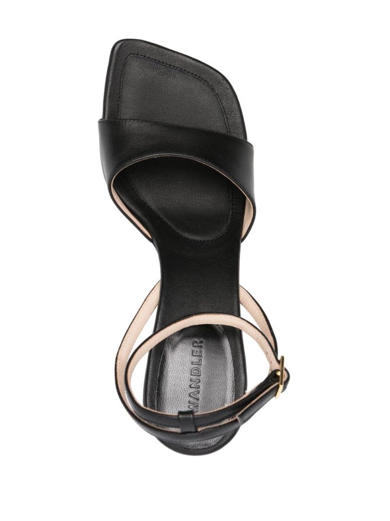 Wandler  80mm leather heeled sandals