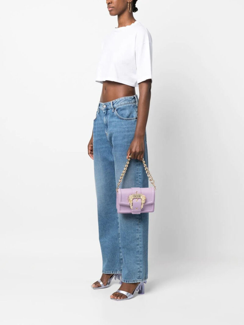 Versace Jeans Couture  Baroque buckle shoulder bag