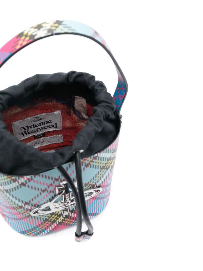 Vivienne Westwood Daisy tartan bucket bag