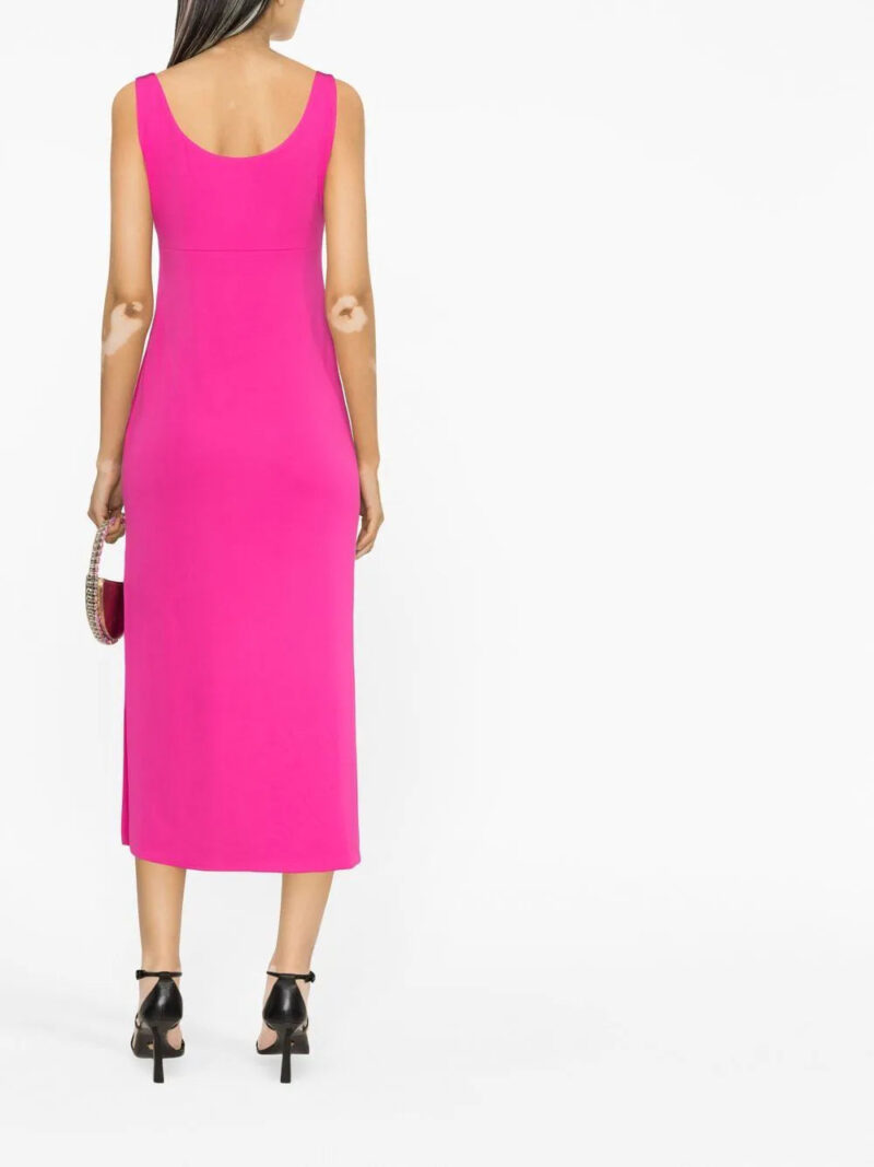 Versace  Medusa plaque midi dress