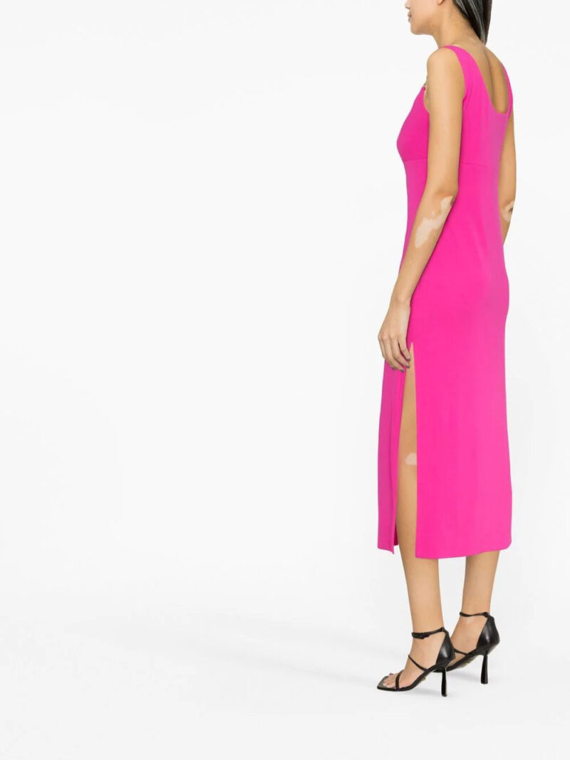 Versace  Medusa plaque midi dress