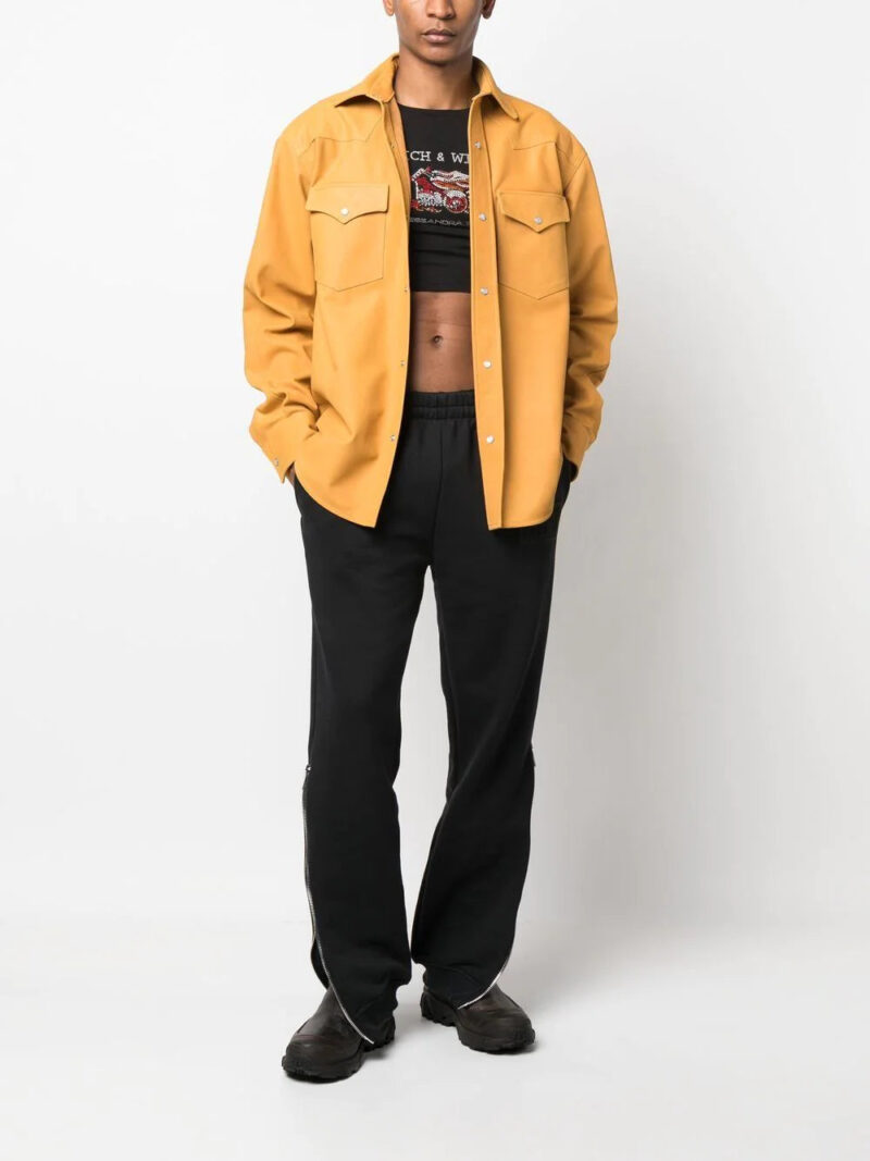 VTMNTS  logo-patch track pants