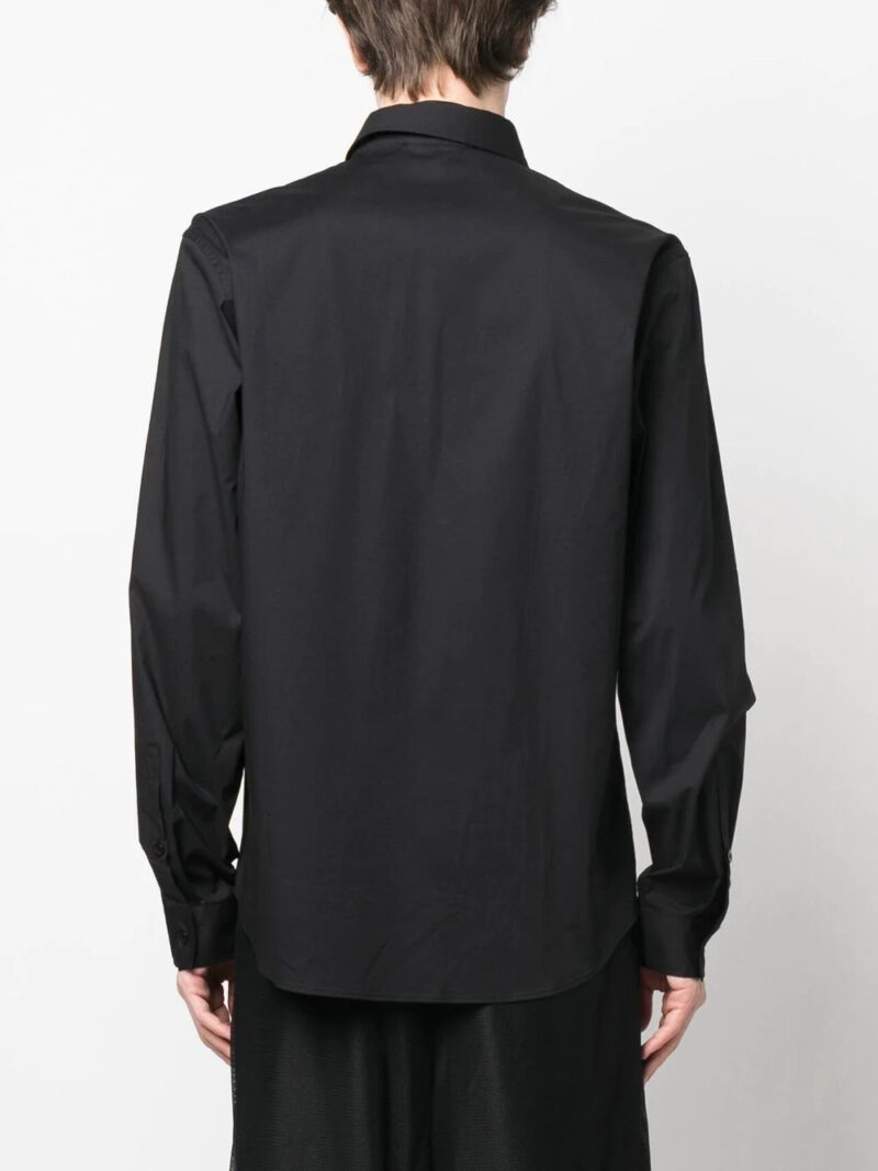 Versace Jeans Couture  logo patch buttoned shirt