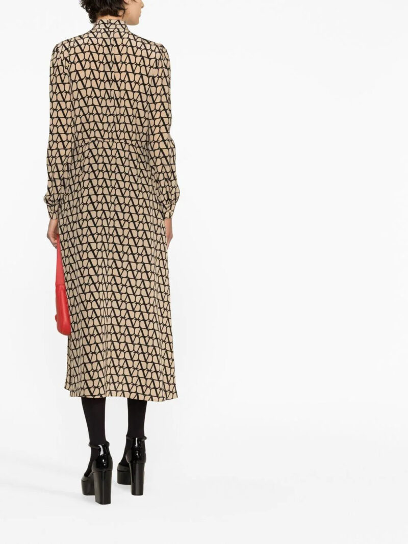Valentino Garavani  scarf-detail VLogo Signature dress