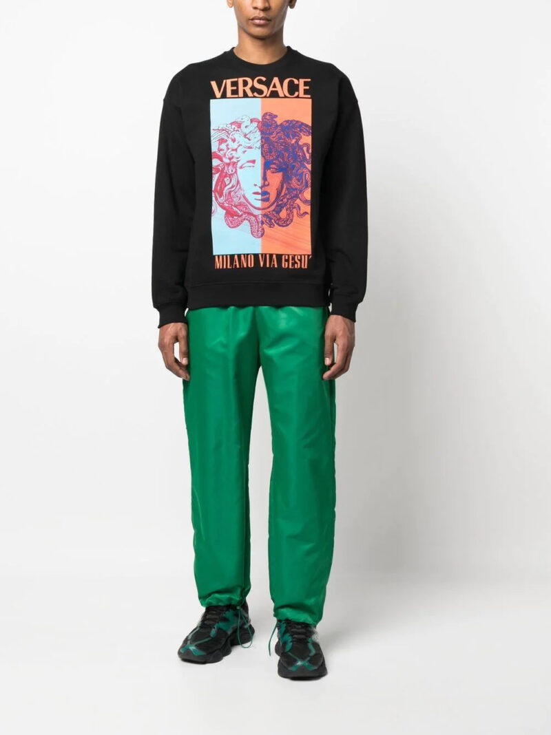 Versace  Medusa logo-print sweatshirt