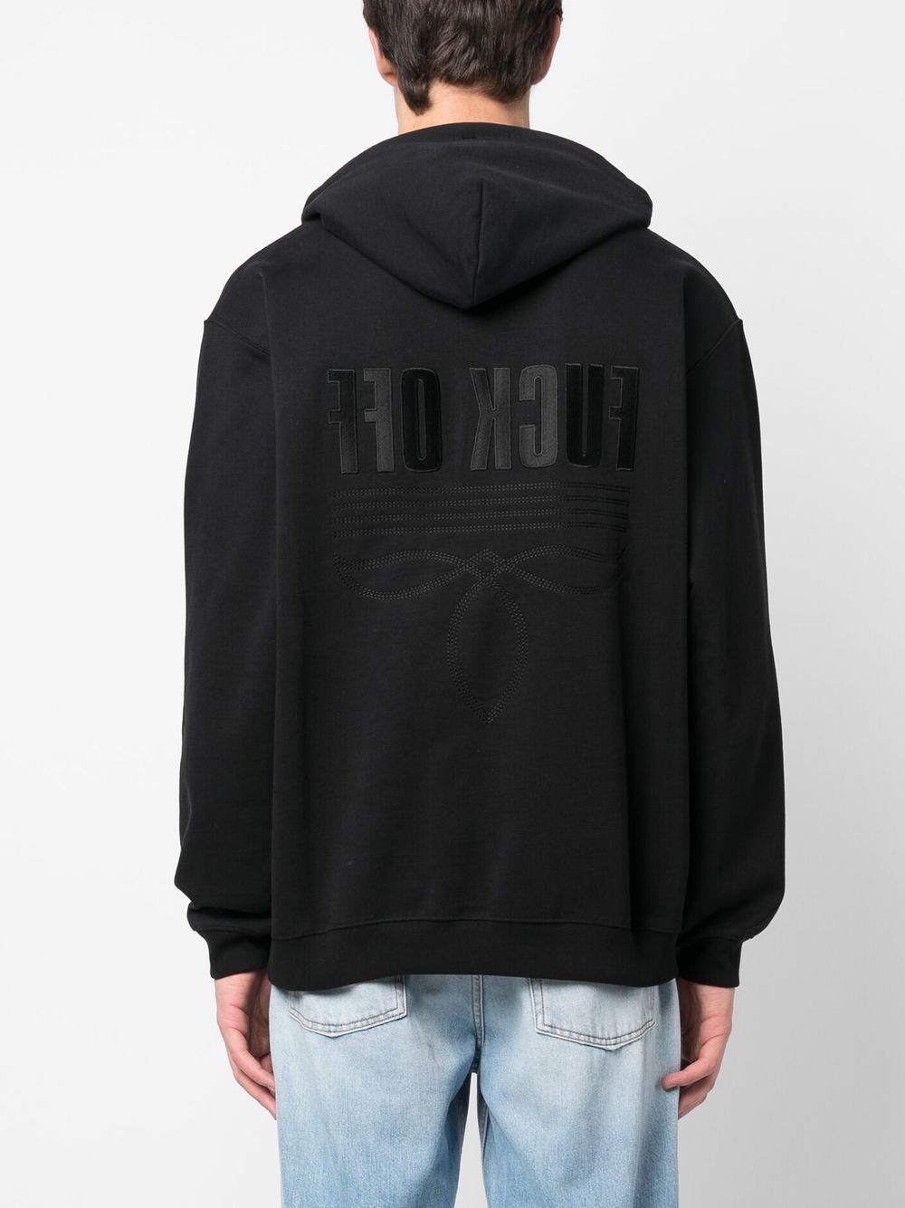 VTMNTS slogan-print pullover hoodie - Image 4