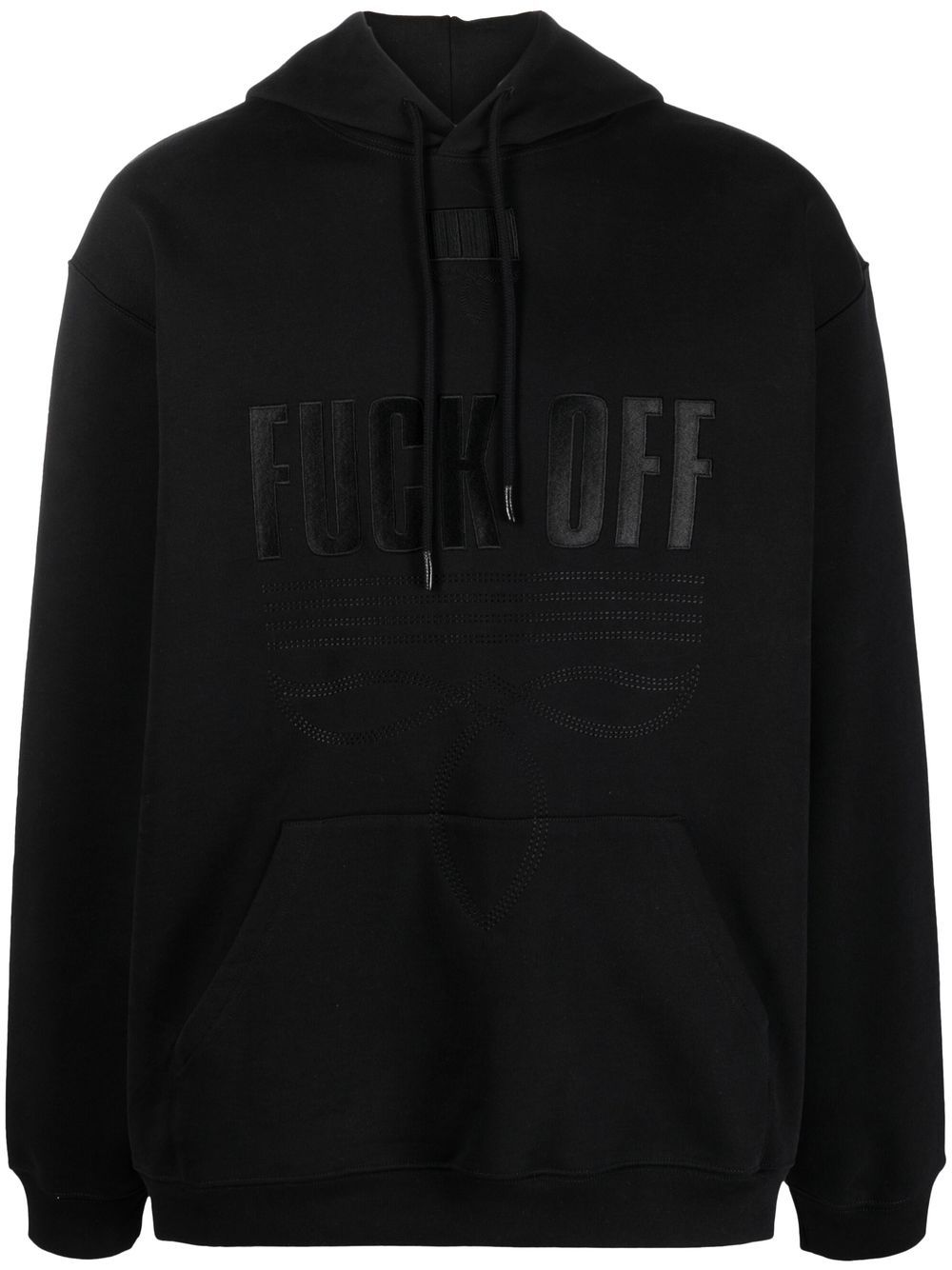 VTMNTS slogan-print pullover hoodie