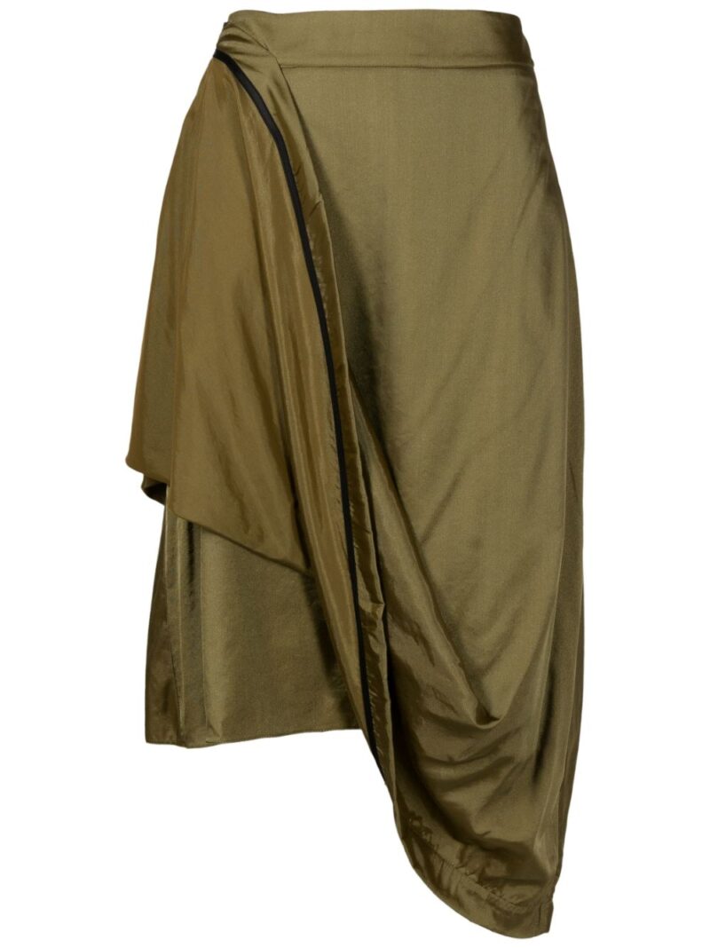 Uma | Raquel Davidowicz  high-waisted draped midi skirt