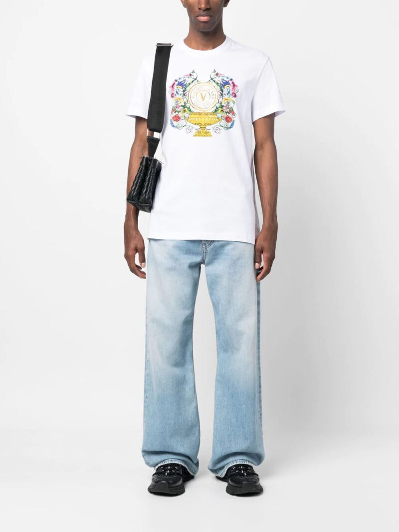 Versace Jeans Couture logo-print cotton T-shirt