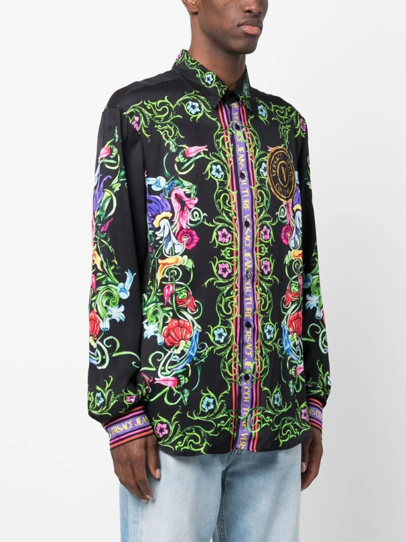 Versace Jeans Couture  logo graphic-print shirt