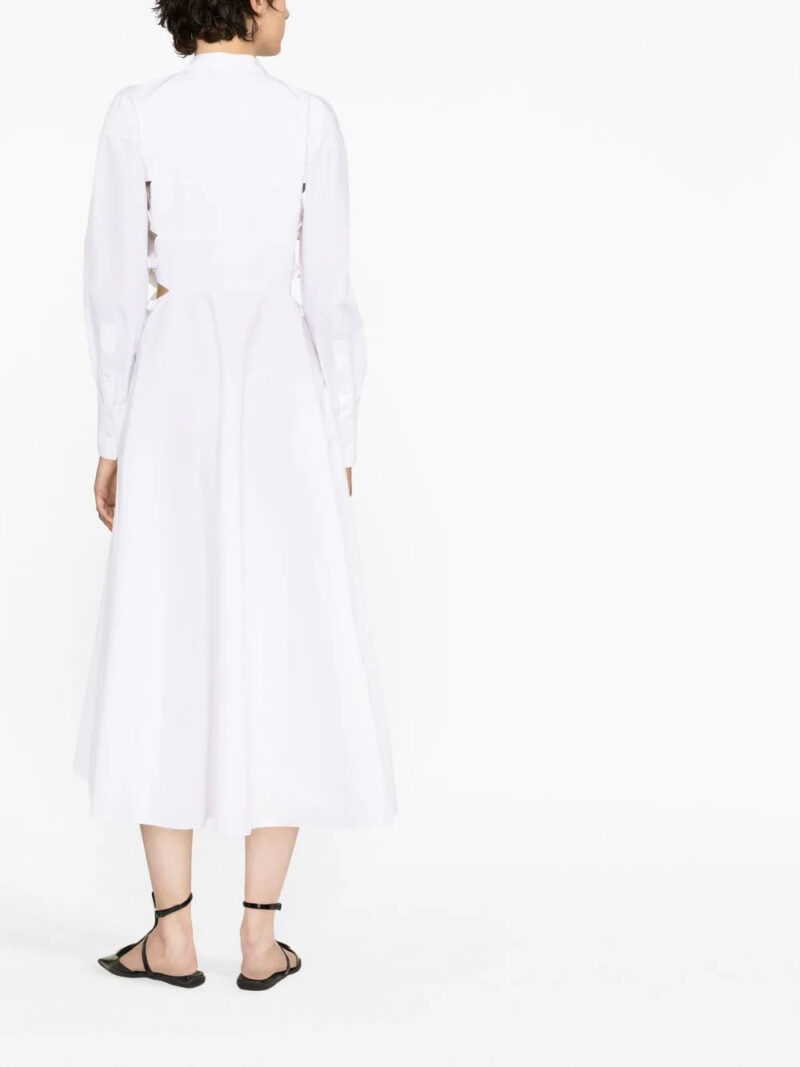 Valentino Garavani  bow-embellished cut-out shirt dress
