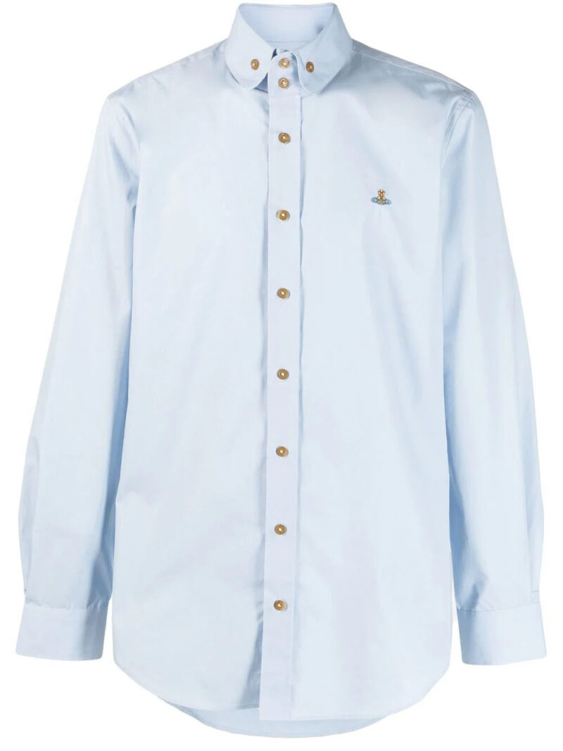 Vivienne Westwood  embroidered logo cotton shirt