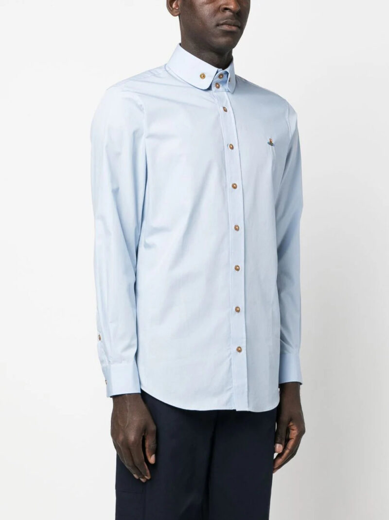 Vivienne Westwood  embroidered logo cotton shirt