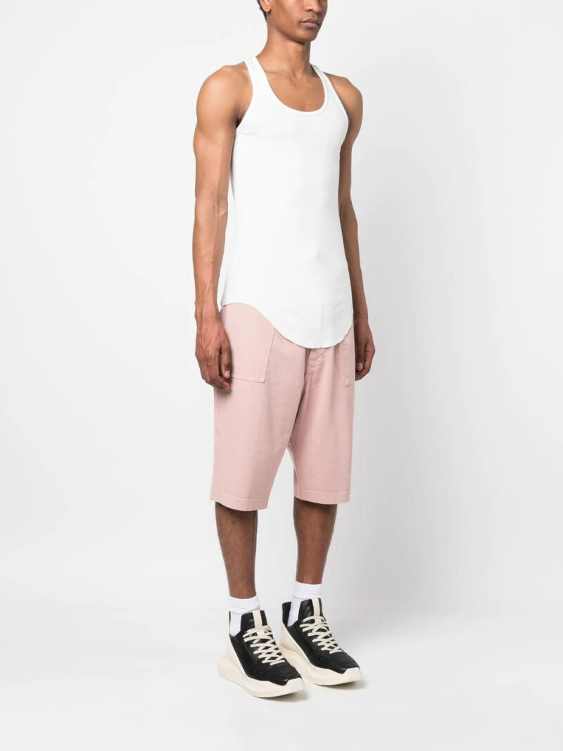 Rick Owens DRKSHDW  curved-hem tank top