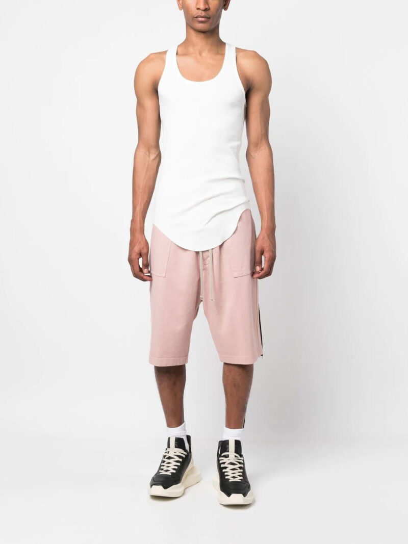 Rick Owens DRKSHDW  curved-hem tank top