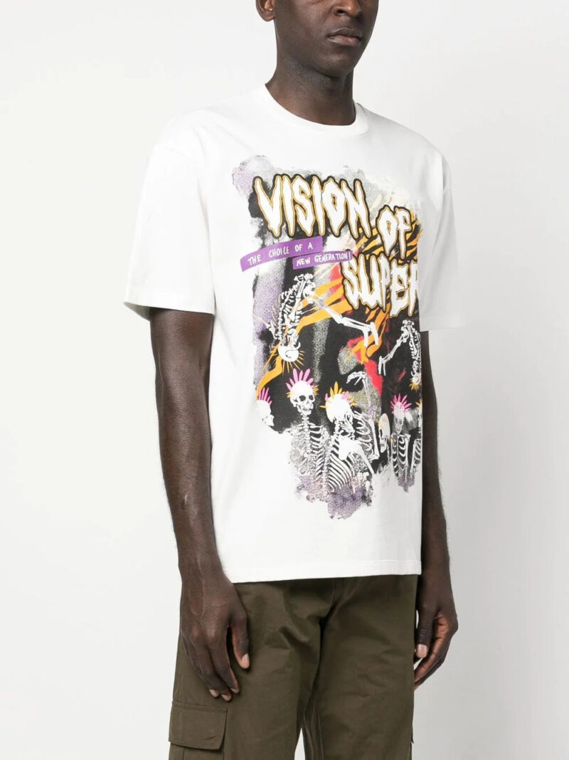 Vision Of Super  graphic-print cotton T-shirt