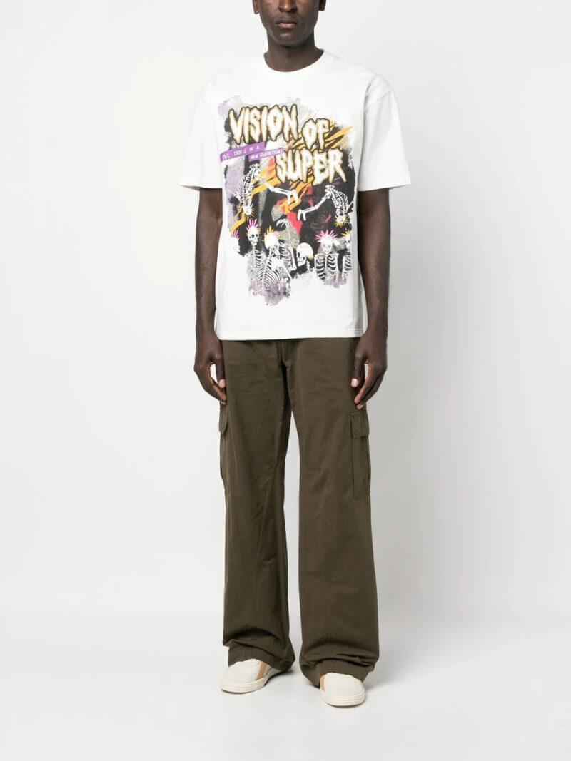 Vision Of Super  graphic-print cotton T-shirt