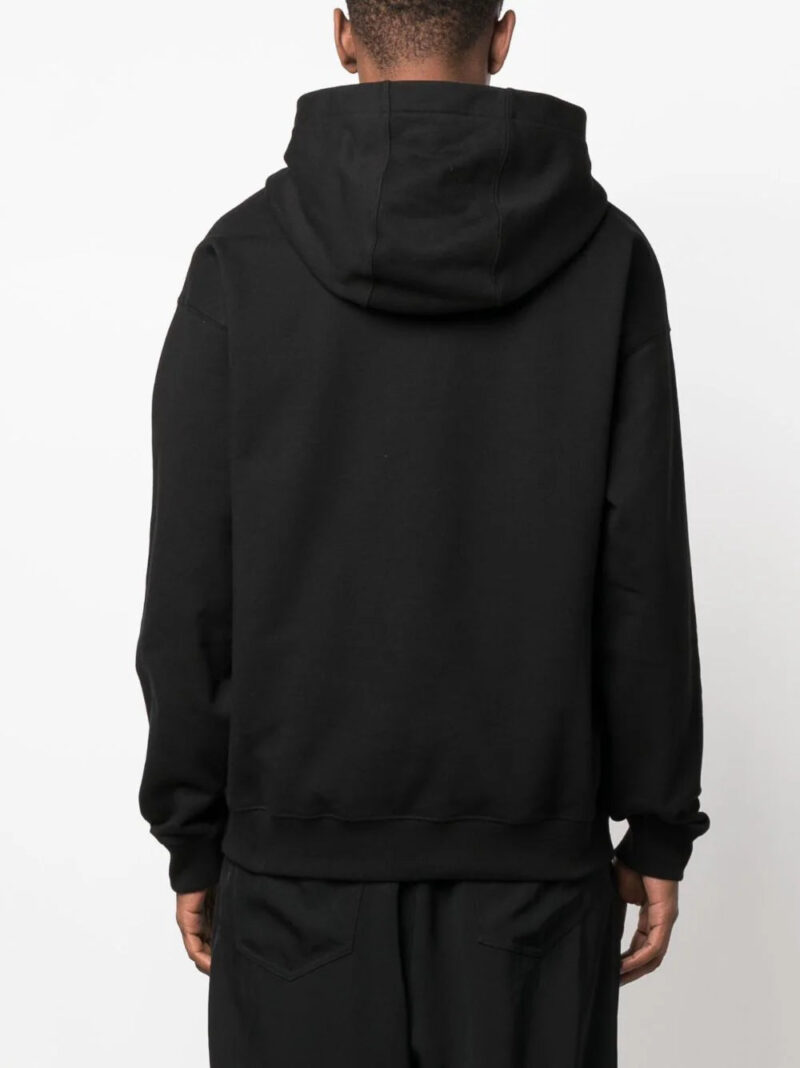 Versace  logo-print cotton hoodie