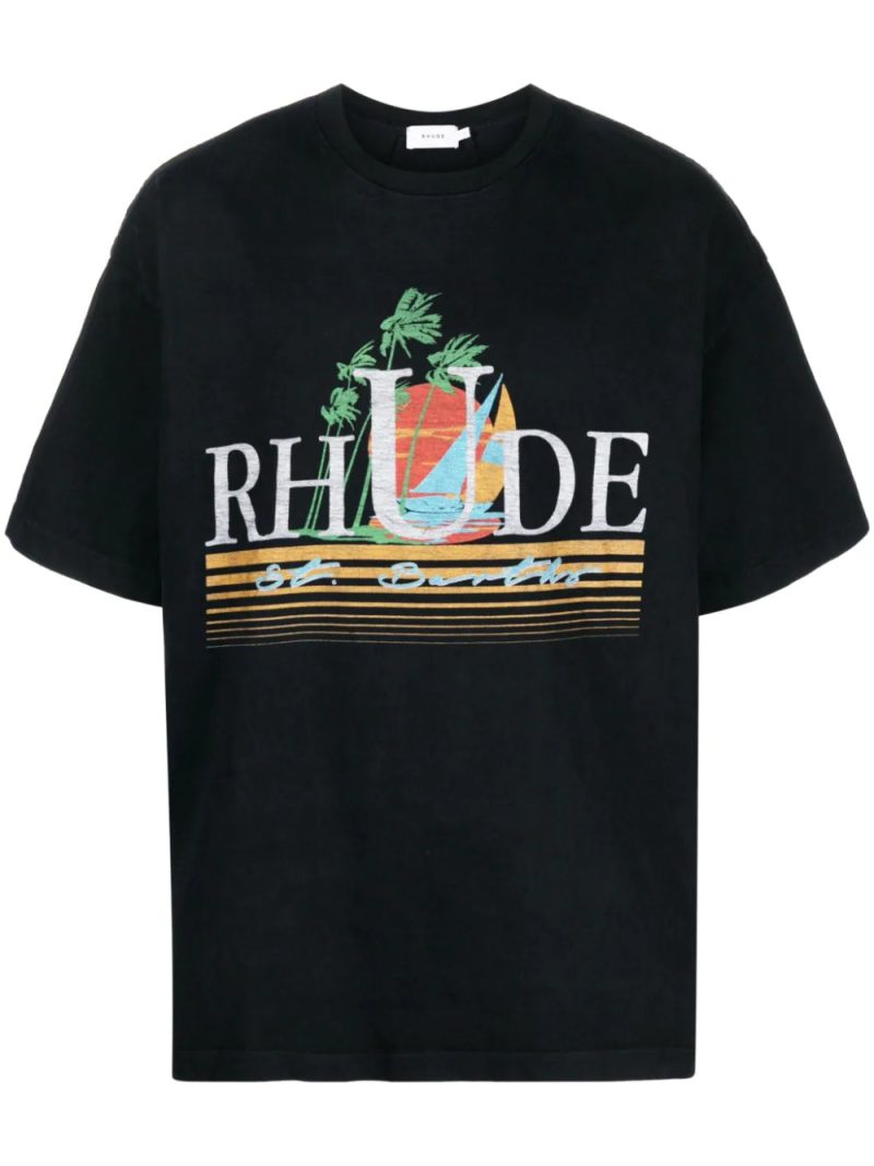 Rhude  logo graphic-print T-shirt
